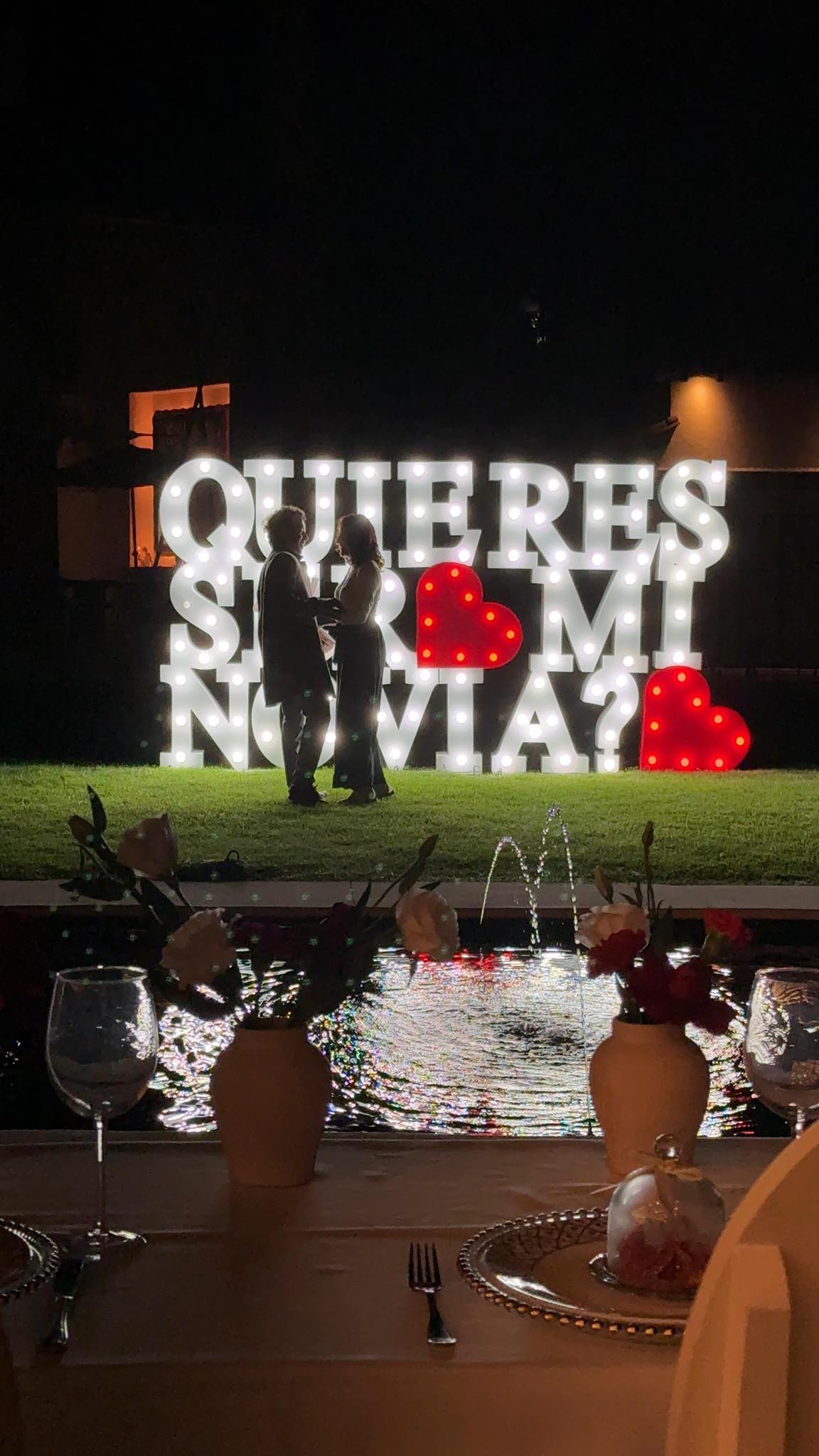 Montaje de letras gigantes para evento 8